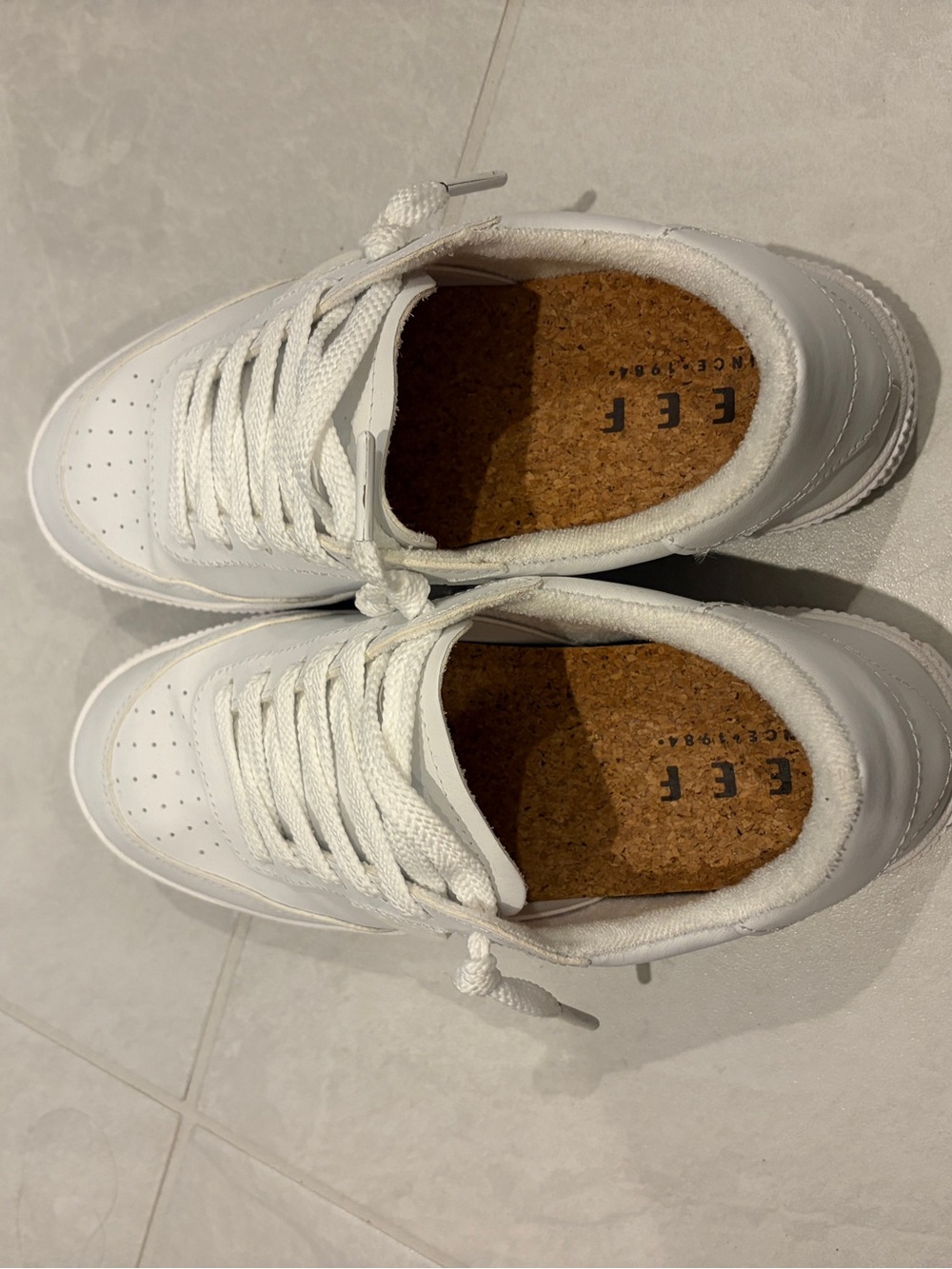 Reef Lay Day Seas Women's Leather Sneakers in White Size 7 - Picture 5 of 11